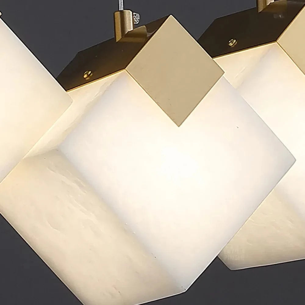 Wrenel | Alabaster Chandelier - Detail View #3 | HomeCartel