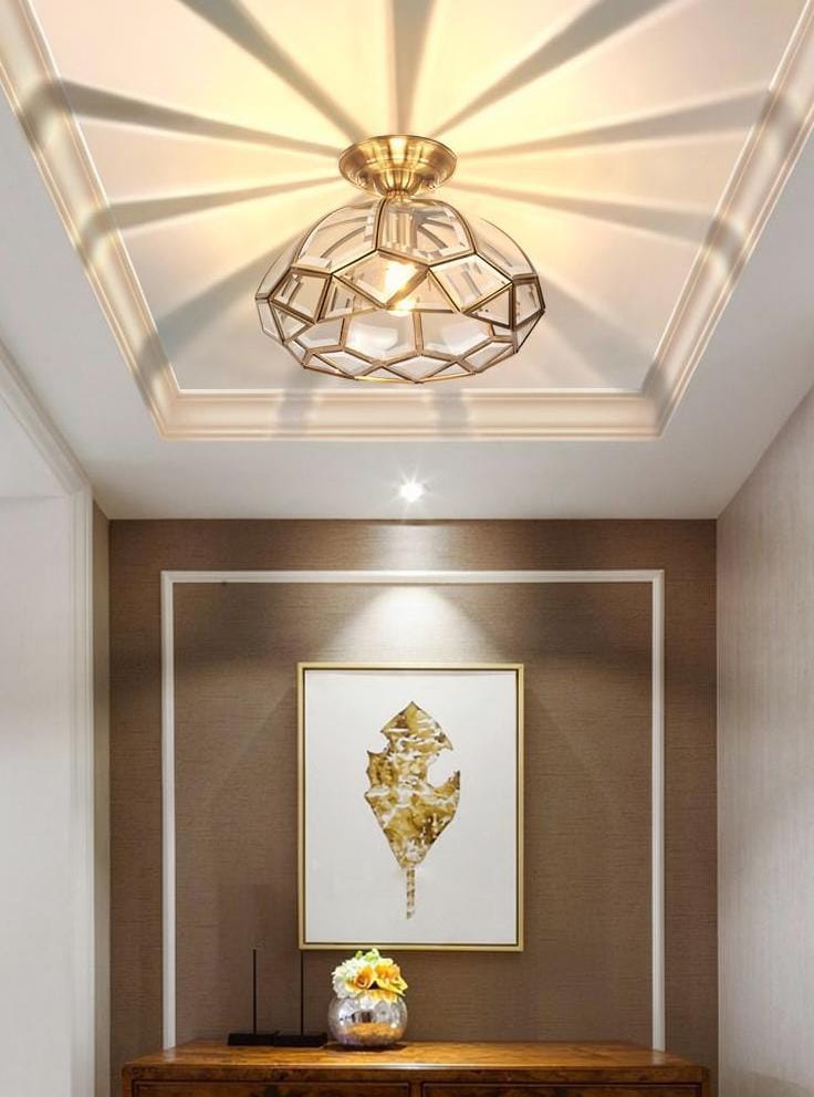 Colrick | Semi Flush Mounted Light - Detail View #3 | HomeCartel