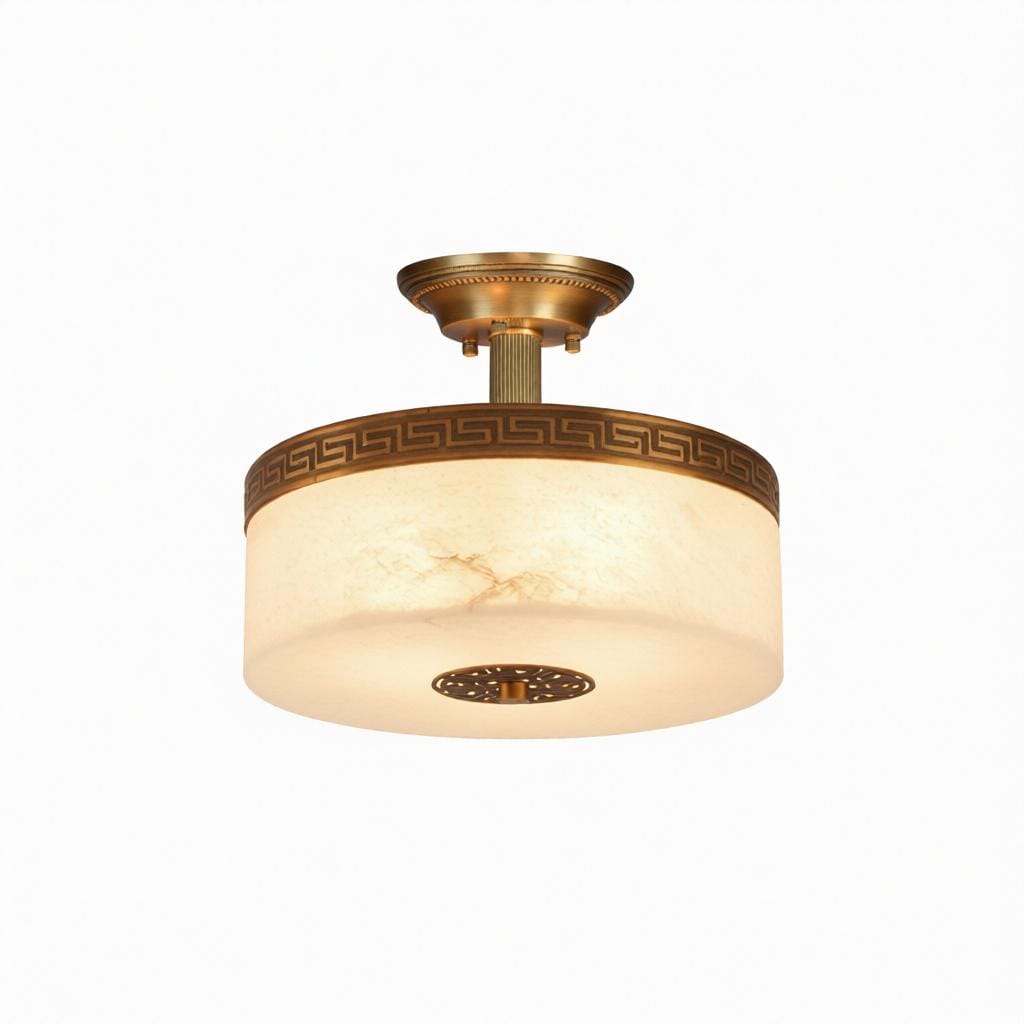 Nylissen C | Semi Flush Mounted Light - Detail View #4 | HomeCartel