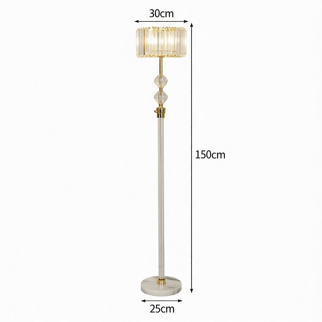 Ildenre Une I Crystal Floor Lamp - Detail View #3 | HomeCartel