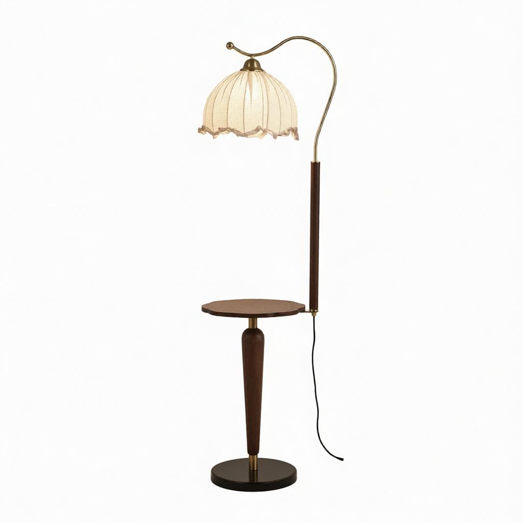 Virellune A | Integrated Shelf Floor Lamp - Detail View #7 | HomeCartel
