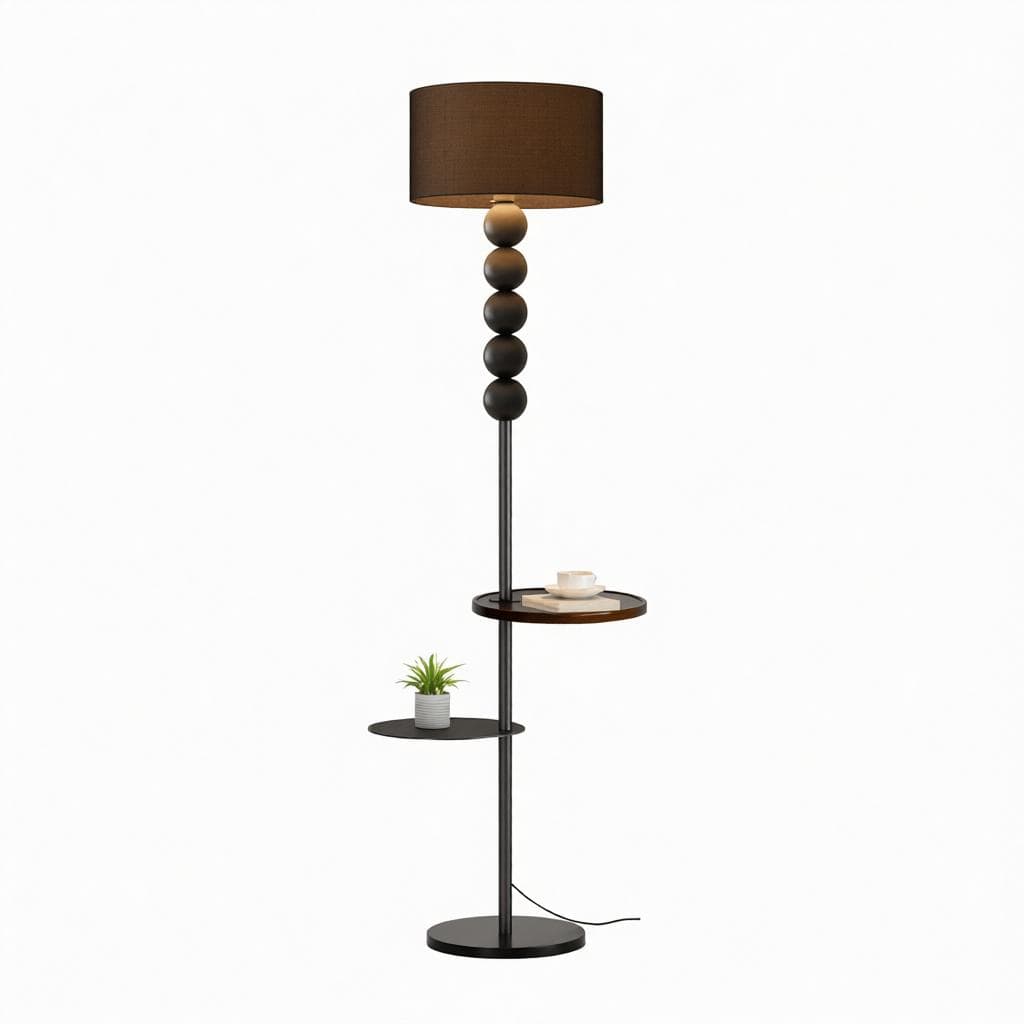 Jyselle | Integrated Shelf Floor Lamp - Detail View #7 | HomeCartel