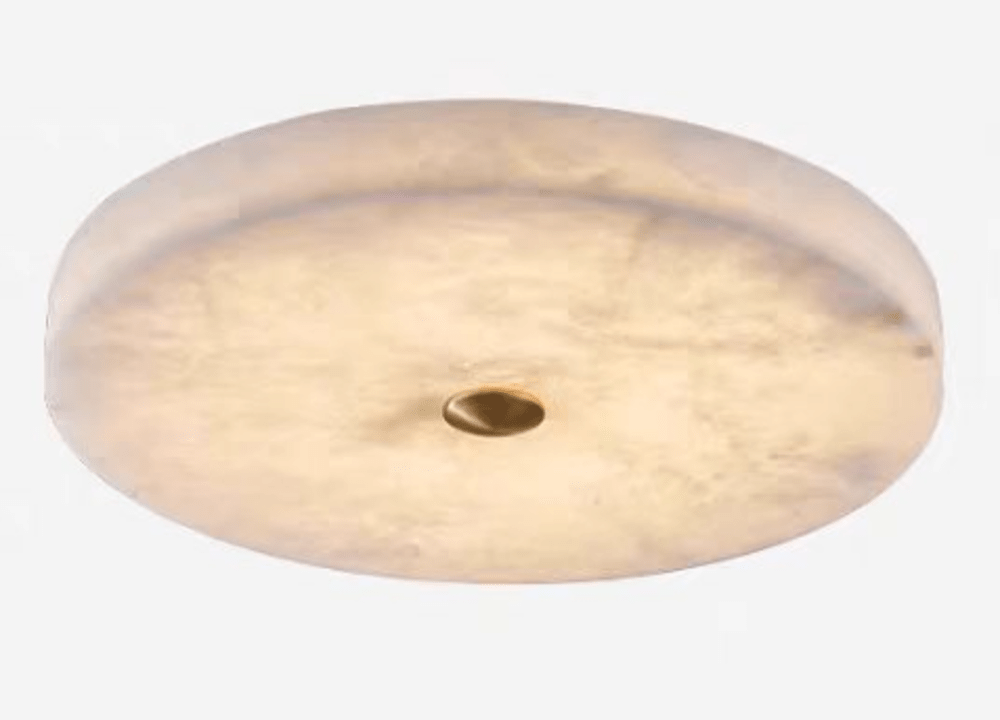 Bronnel Trois | Alabaster Ceiling Mounted Light - Home Cartel ®