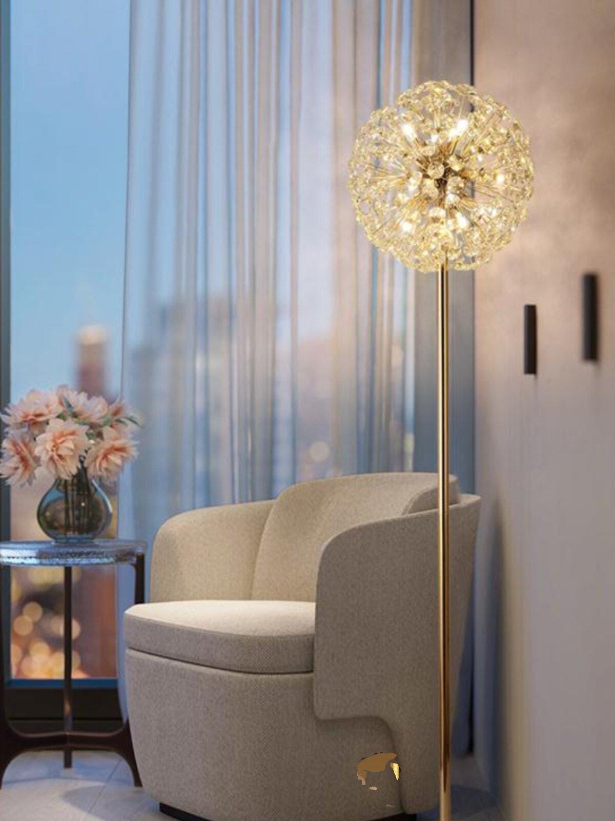 Dorrinve Une I Crystal Floor Lamp - Detail View #5 | HomeCartel
