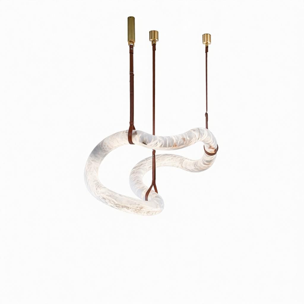 Irnelara | Alabaster Pendant Light - Detail View #4 | HomeCartel