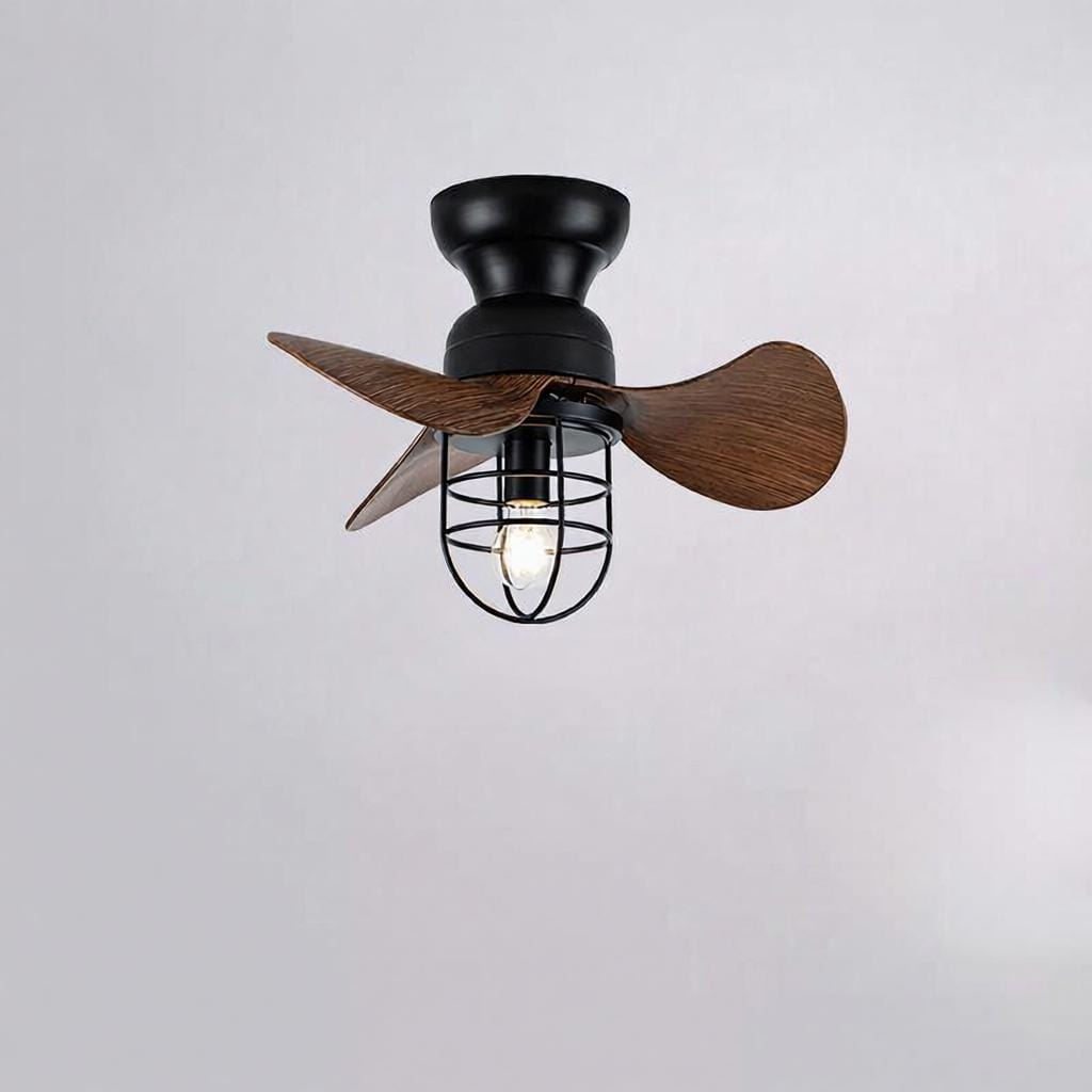 Laziel | Outdoor Lighted Ceiling Fan - Detail View #2 | HomeCartel