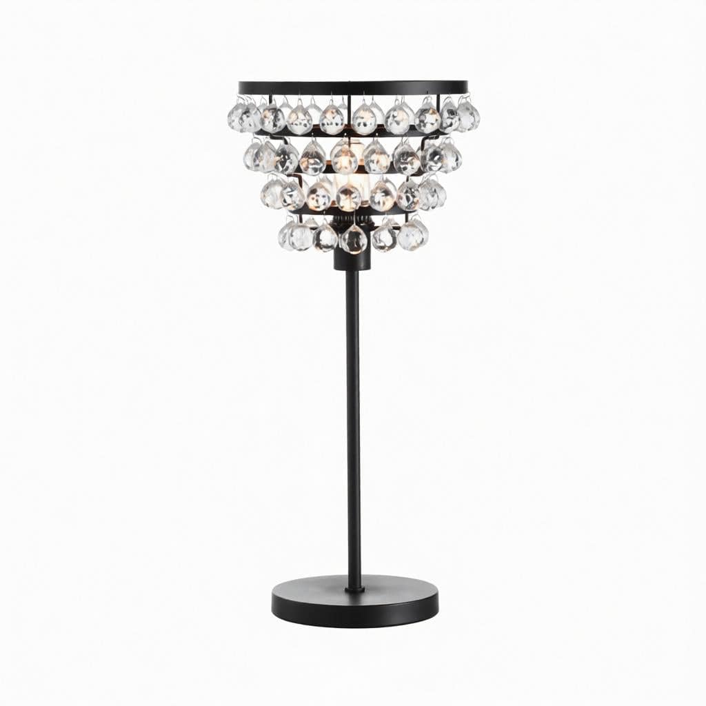 Garnethis | Crystal Table Lamp - Detail View #2 | HomeCartel