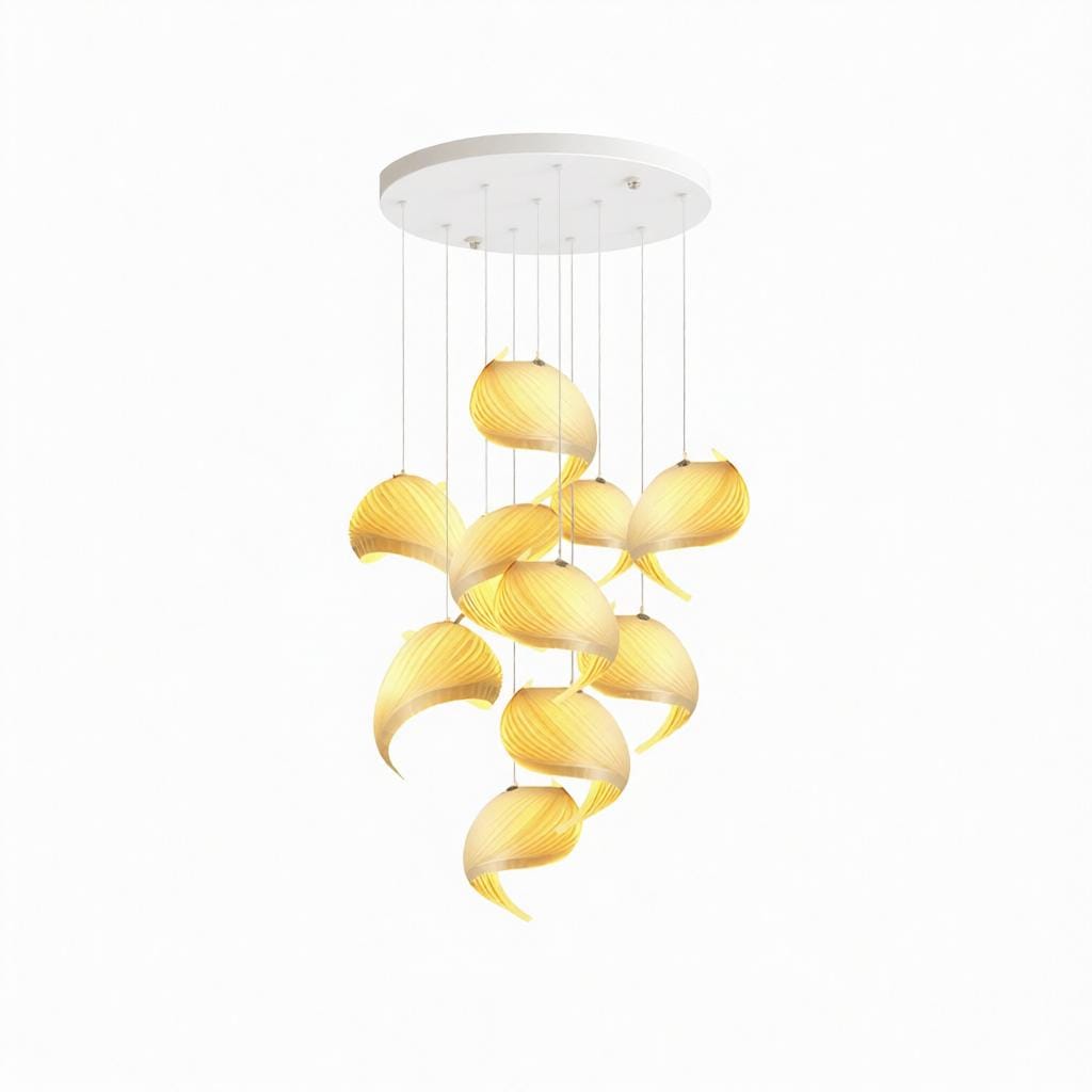 Elowai A | Wood Cluster Chandelier - Detail View #8 | HomeCartel