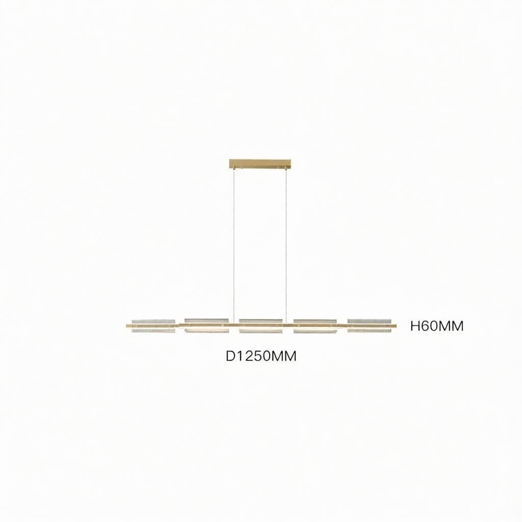 Alme | Linear Chandelier - Detail View #3 | HomeCartel