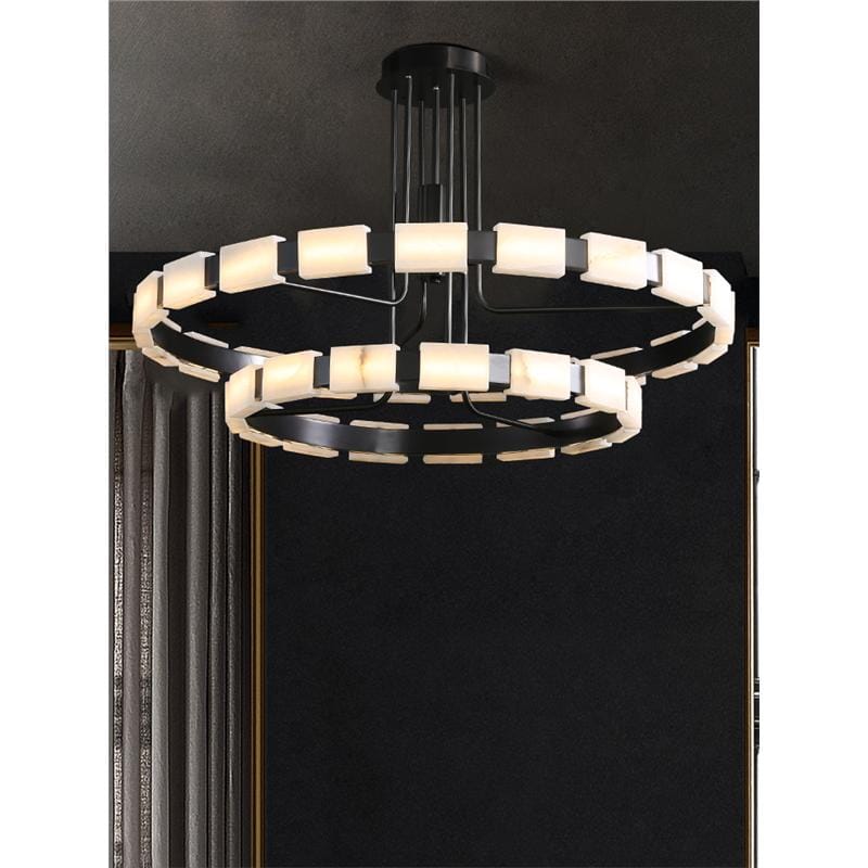 Nordora | Alabaster Chandelier - Detail View #2 | HomeCartel