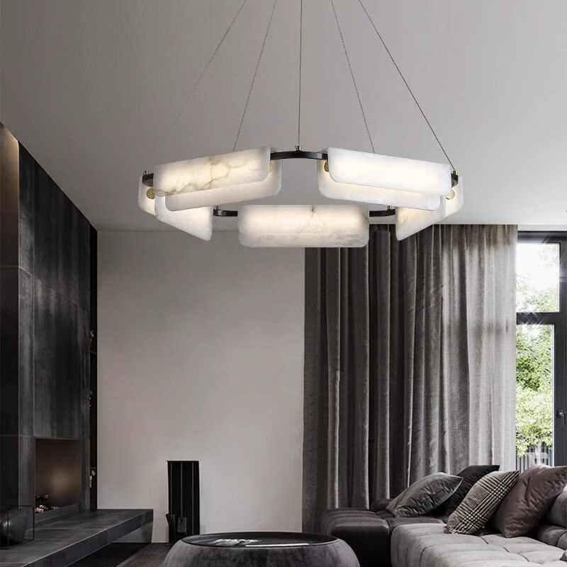 Dornorira A | Alabaster Chandelier - Detail View #3 | HomeCartel