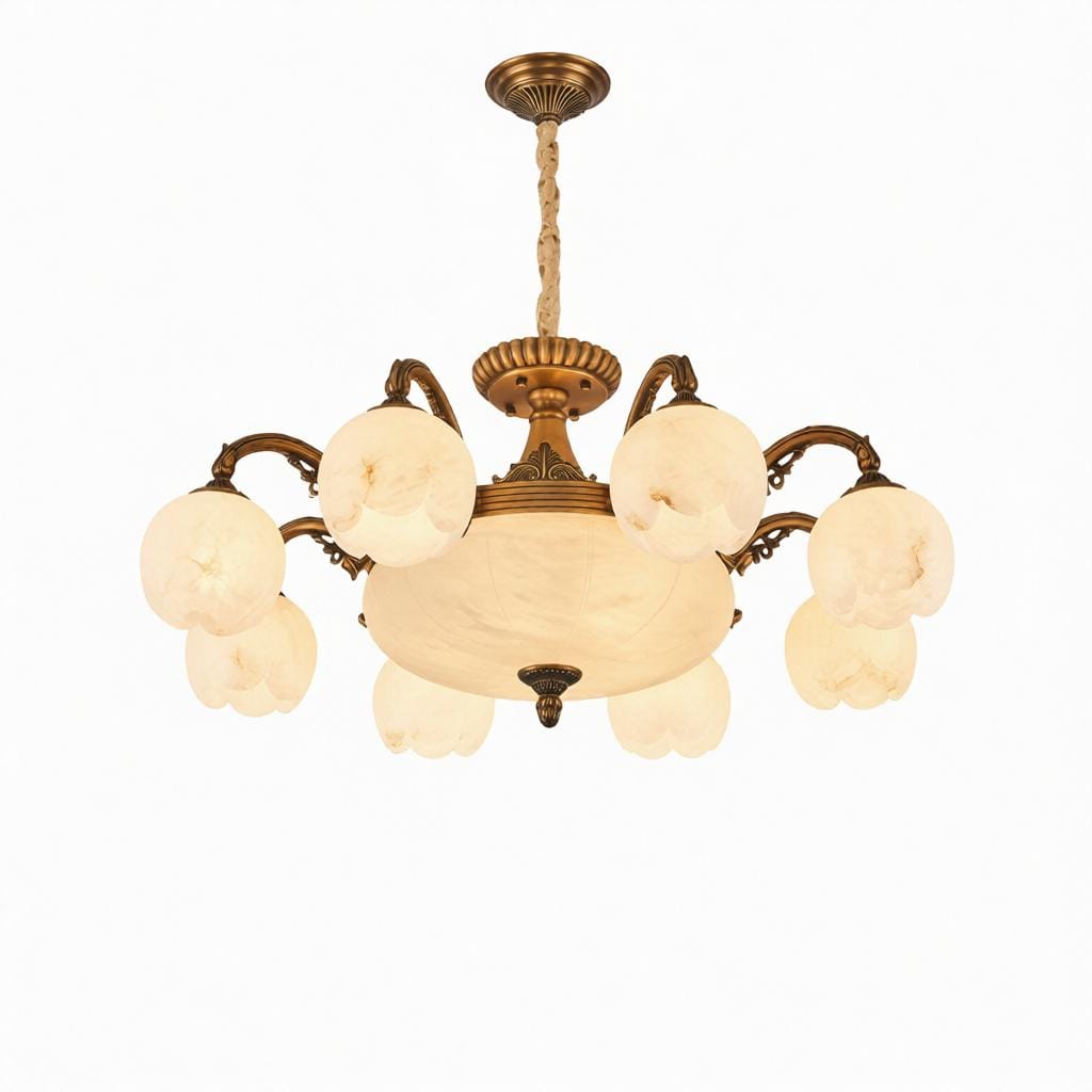 Vallithor | Alabaster Chandelier - Detail View #8 | HomeCartel