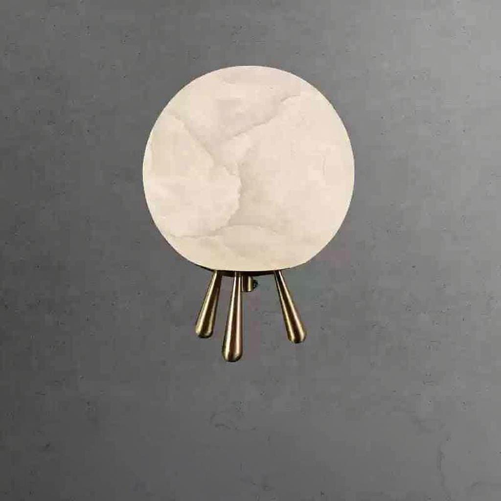 Faelmyrith | Alabaster Table Lamp - Detail View #2 | HomeCartel