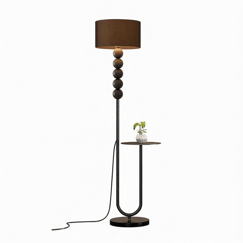 Irienna Une | Integrated Shelf Floor Lamp - Detail View #5 | HomeCartel