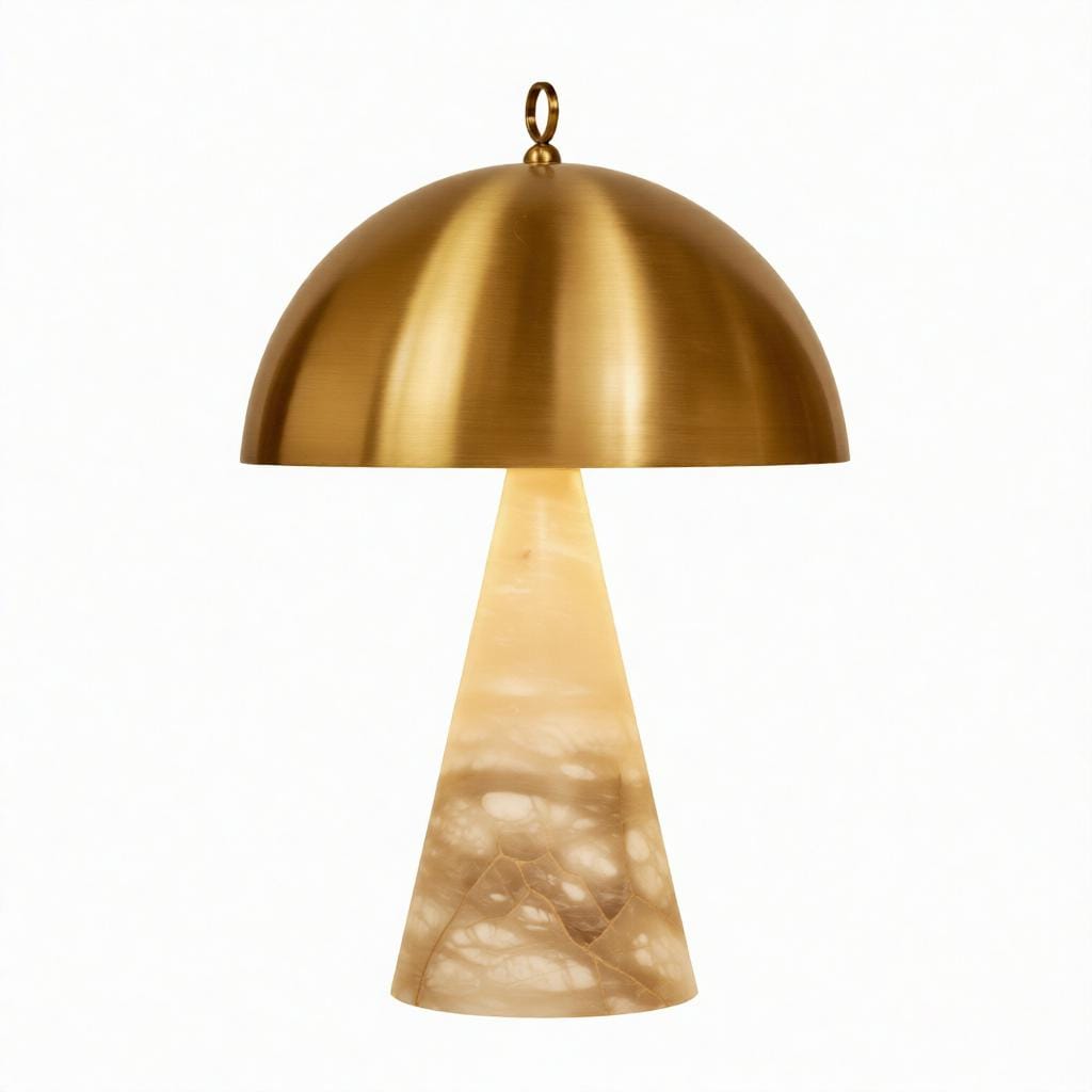 Ralnoral | Alabaster Table Lamp - Home Cartel ®