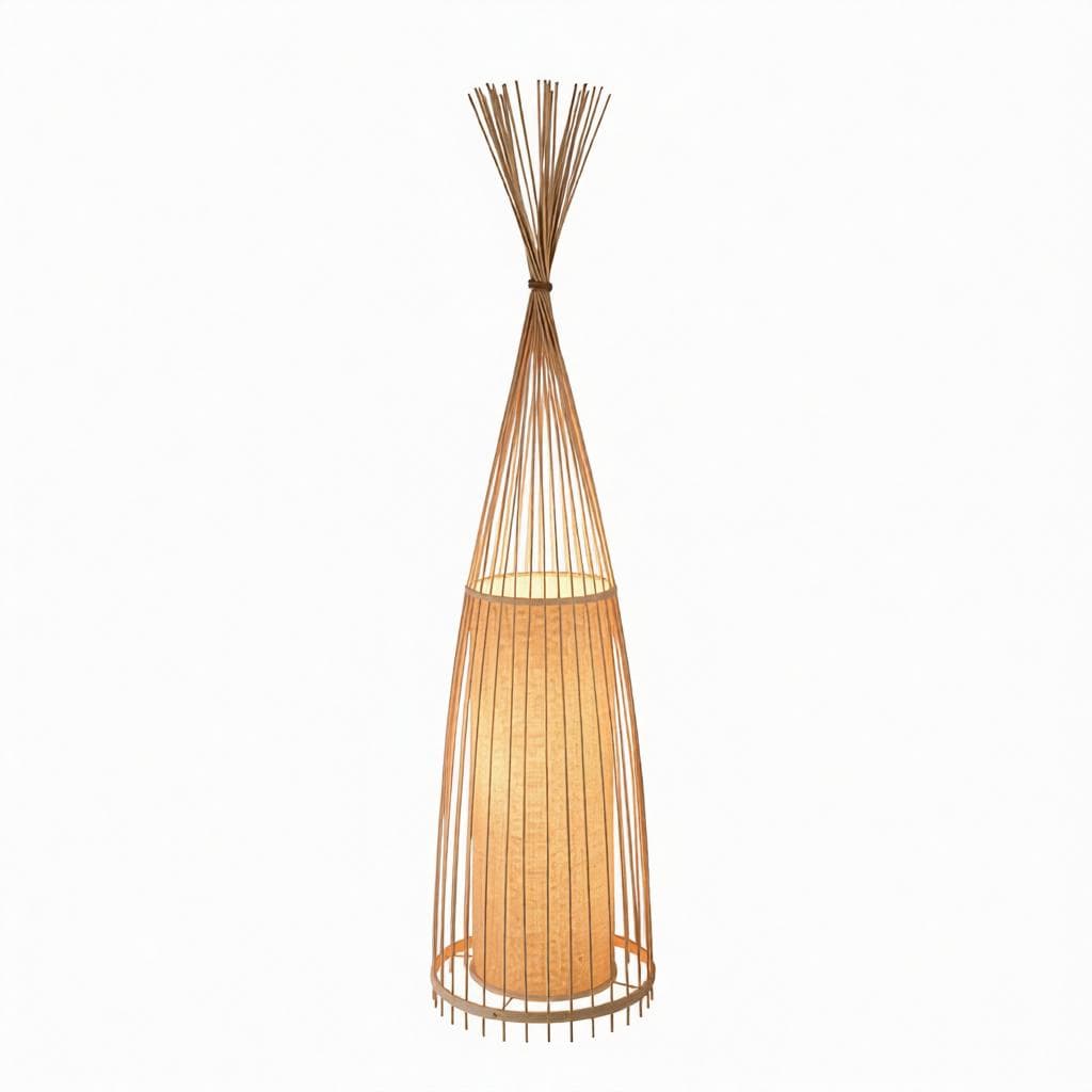 Joralia | Rattan Floor Lamp - Home Cartel ®