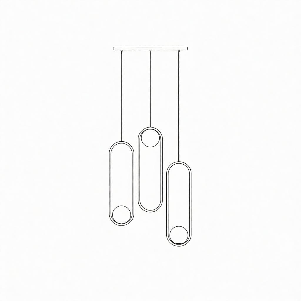 Gliese C | Linear Pendant Light - Modern Pendant Light | HomeCartel Philippines
