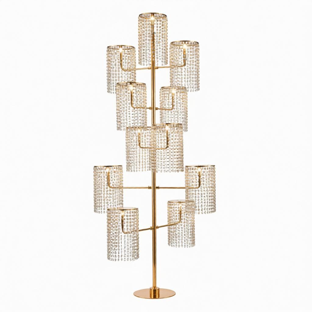 Orenvea B I Crystal Floor Lamp - Detail View #2 | HomeCartel
