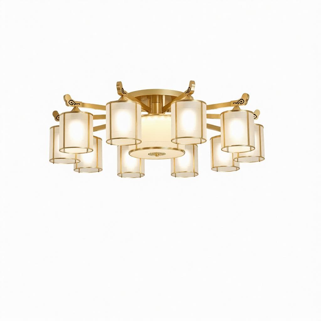 Faelunia B | Semi Flush Mounted Light - Detail View #2 | HomeCartel