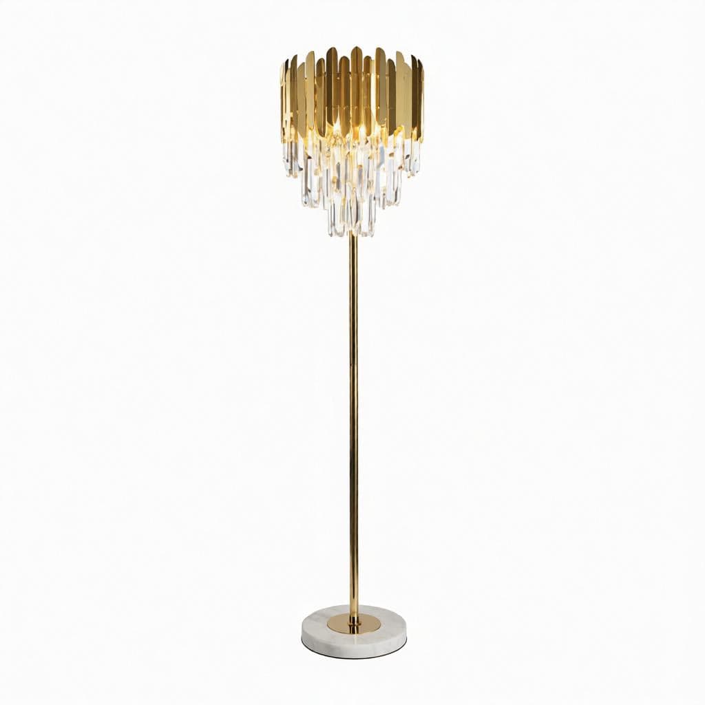 Mornira Une I Crystal Floor Lamp - Modern Floor Lamp | HomeCartel Philippines