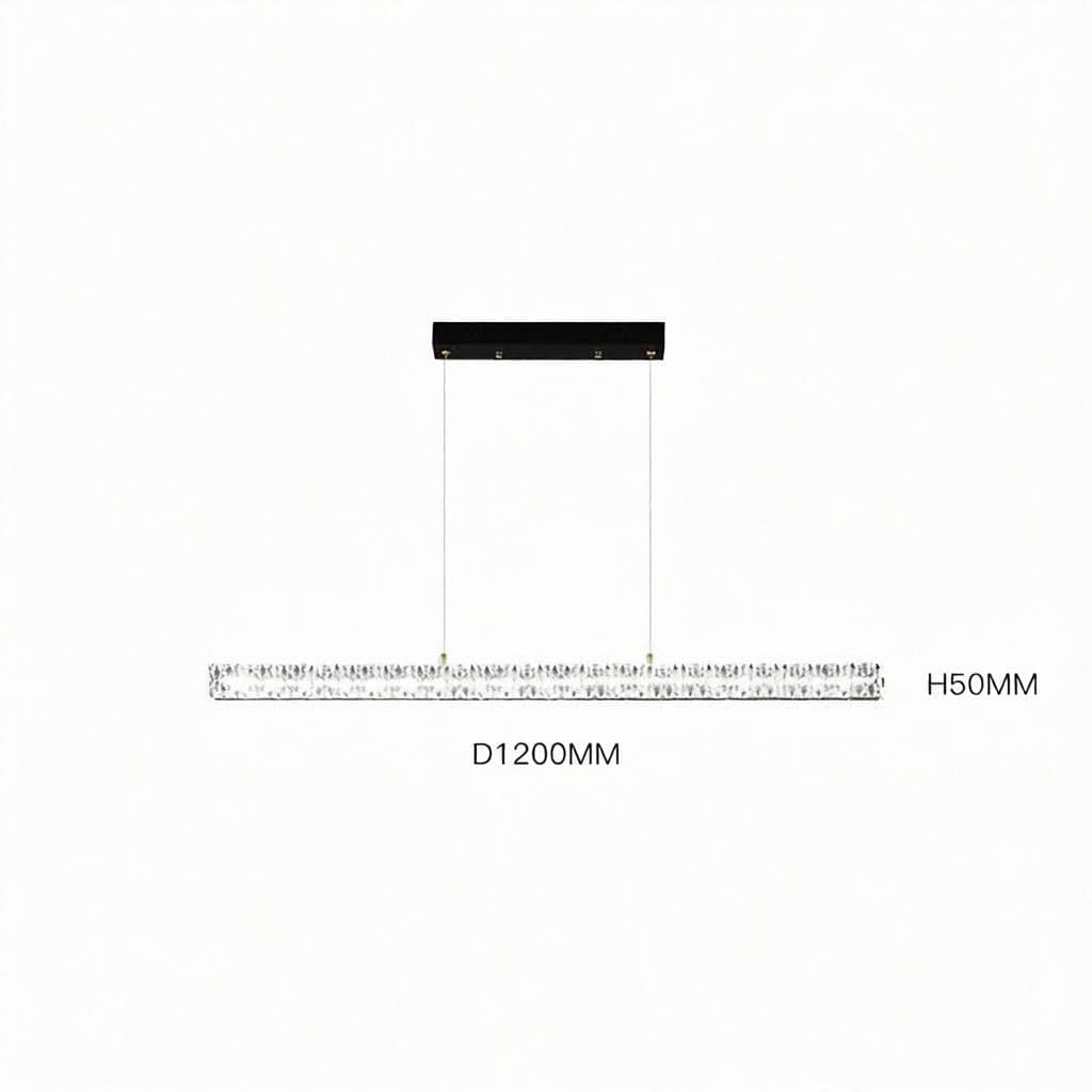 Aneja | Linear Chandelier - Detail View #3 | HomeCartel