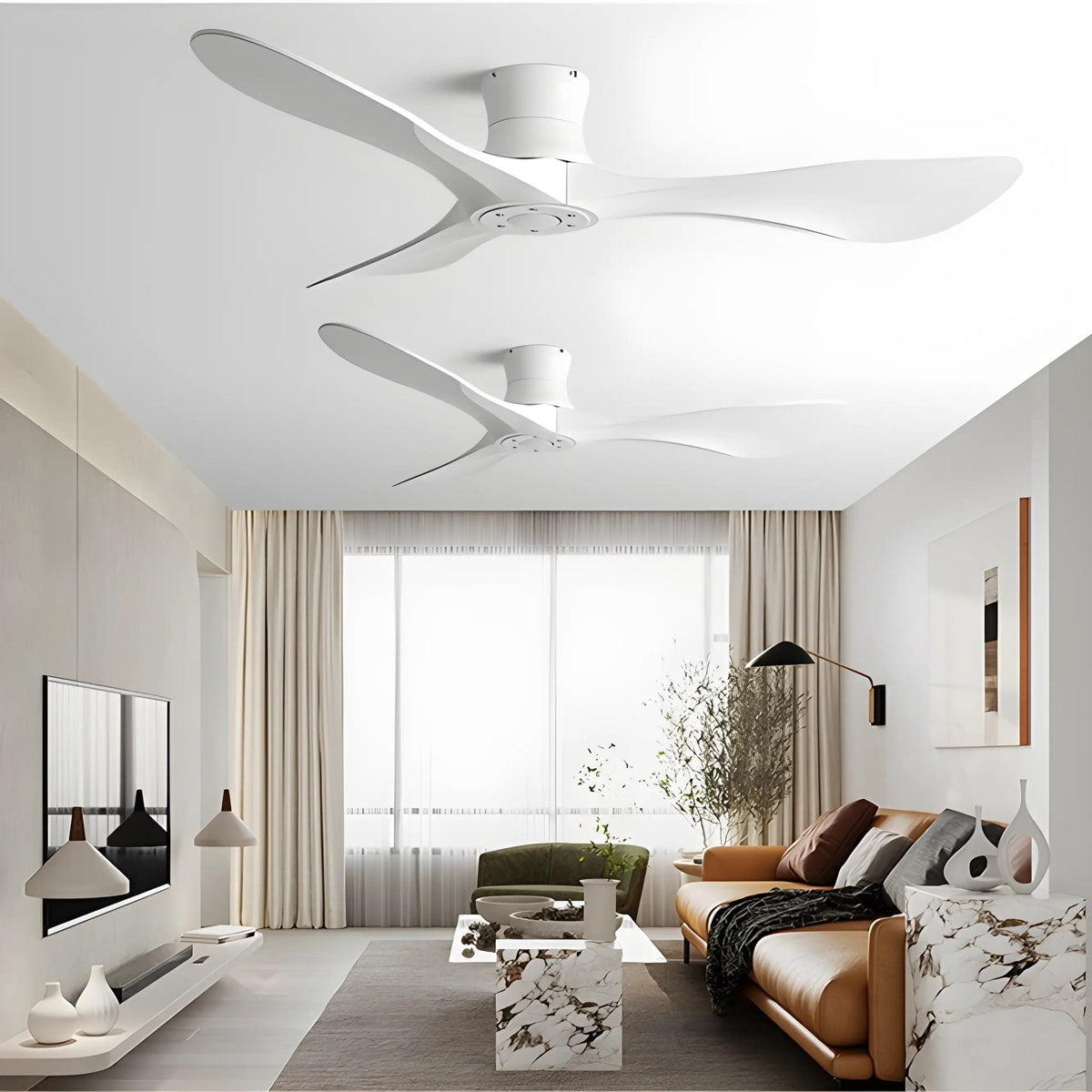 Dauza | Low Profile Ceiling Fan - Detail View #2 | HomeCartel