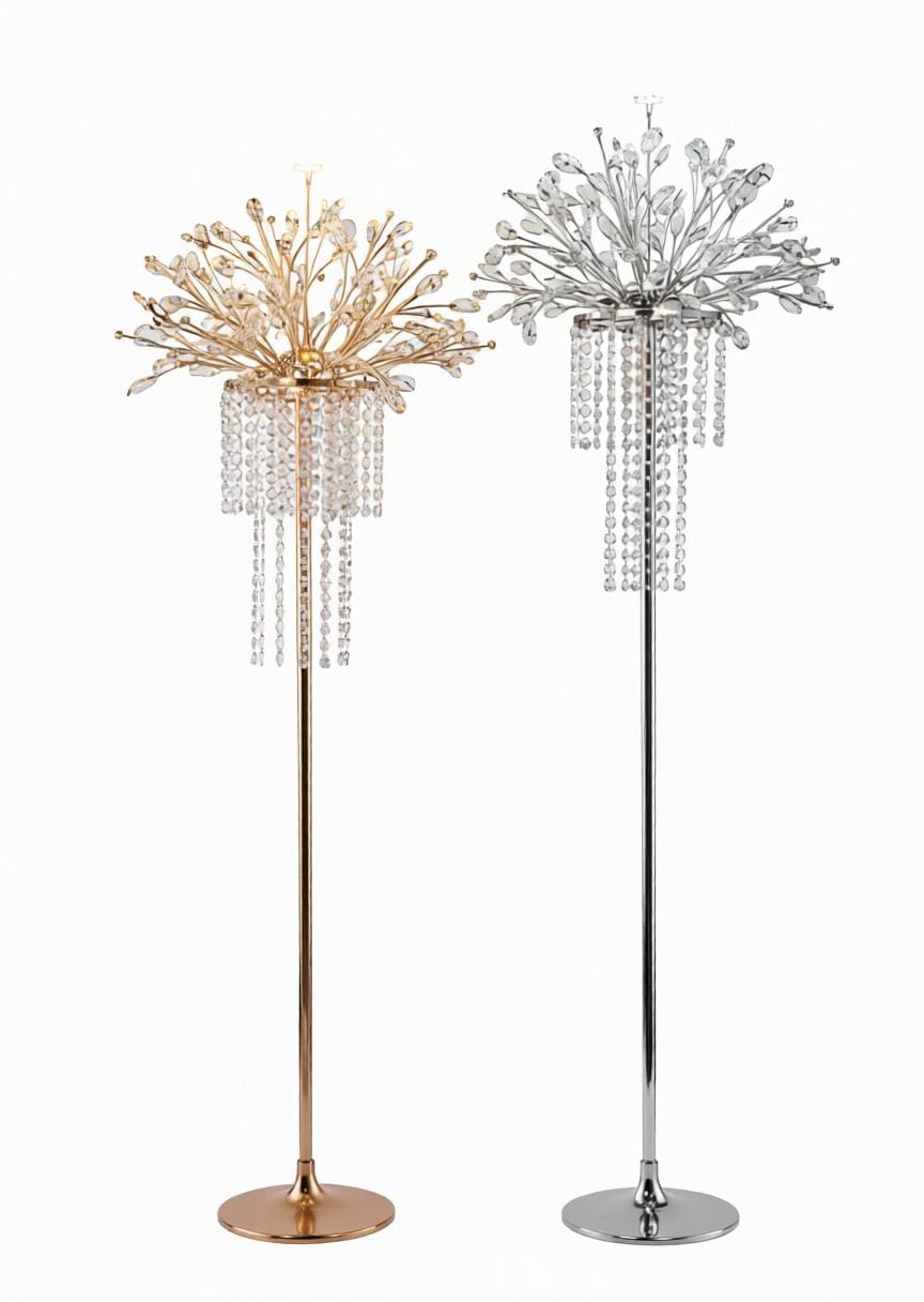 Oelindra I Crystal Floor Lamp - Detail View #3 | HomeCartel