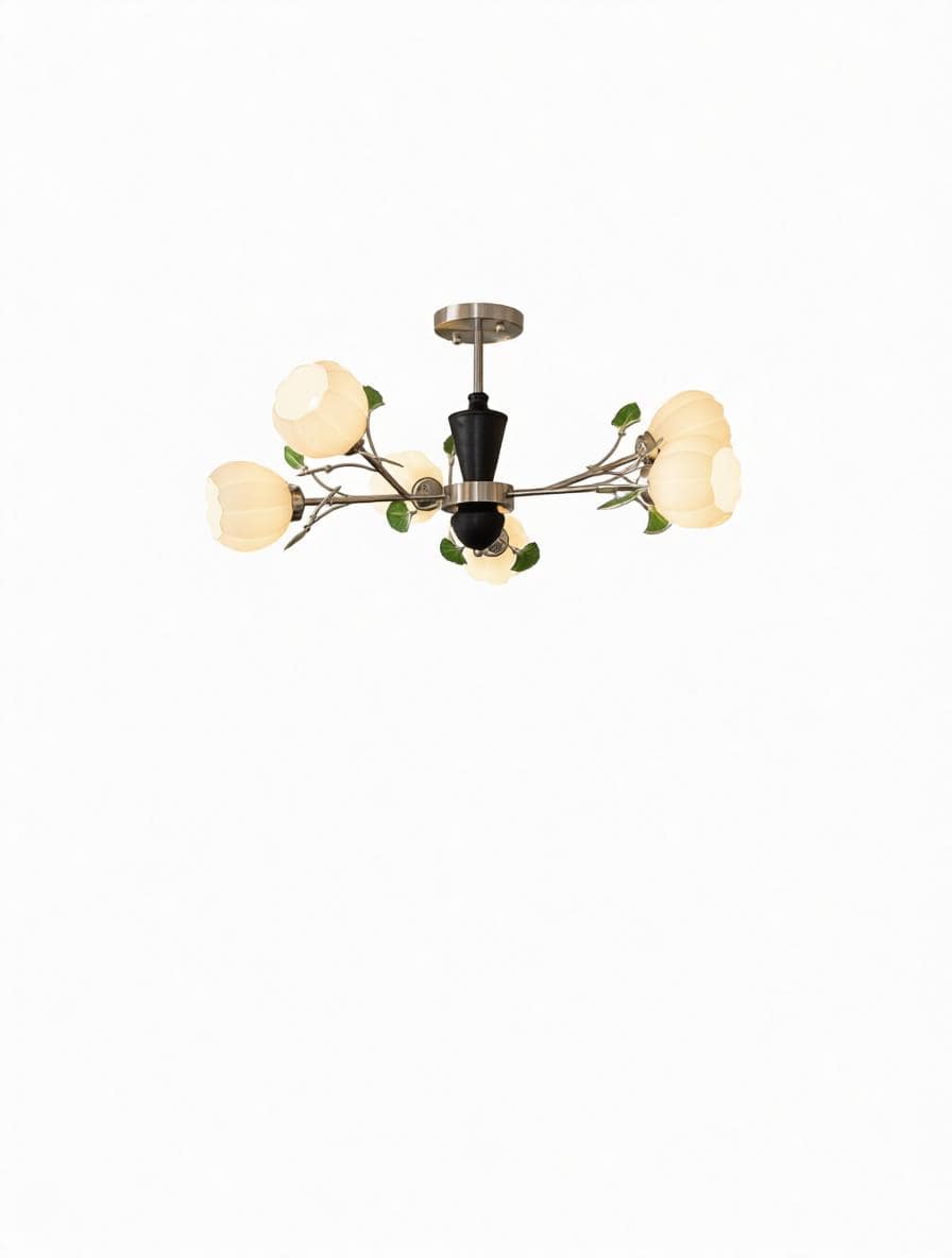 Irvendra | Semi Flush Mounted Light - Detail View #9 | HomeCartel