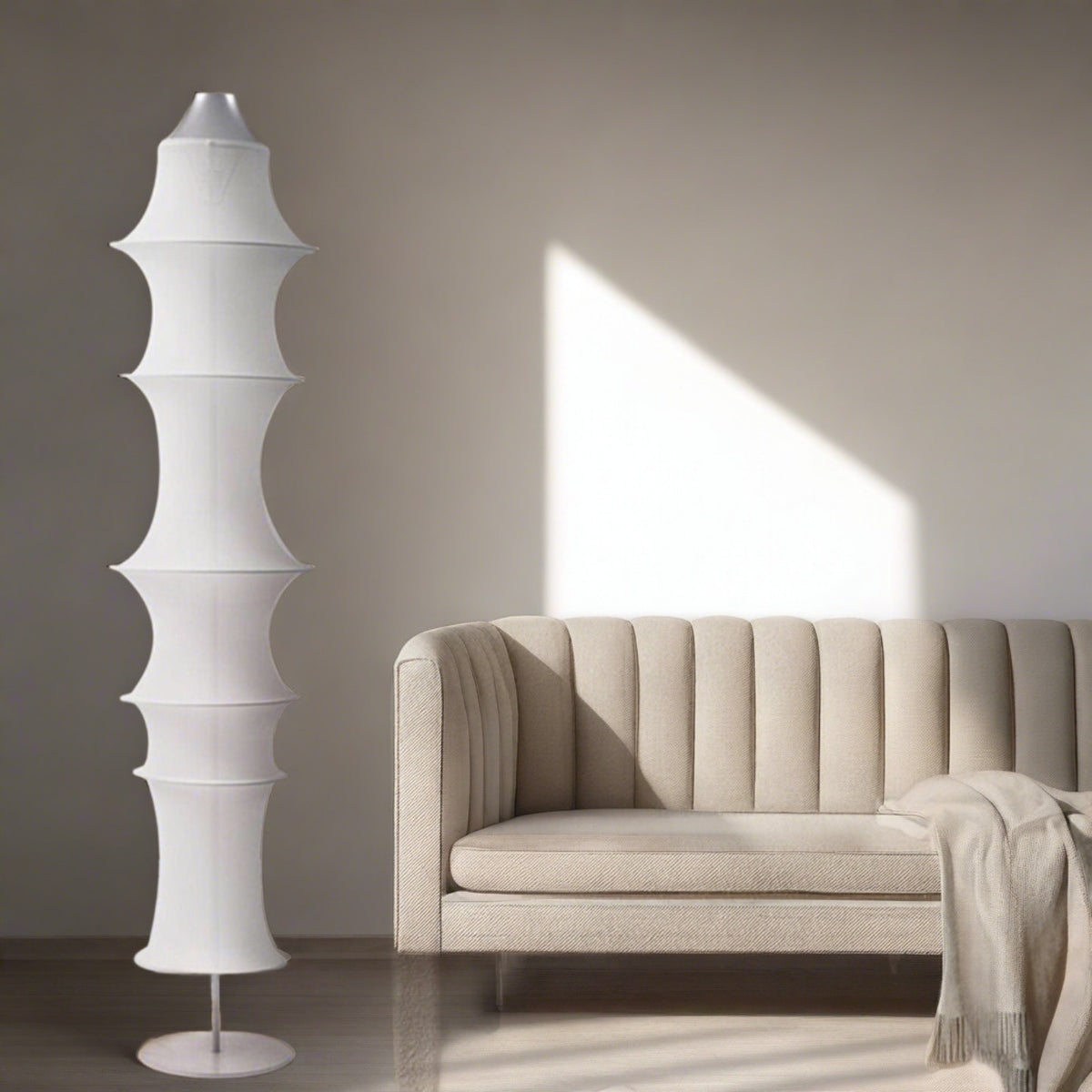 Sabri | Modern Silk Floor Lamp - Home Cartel ®