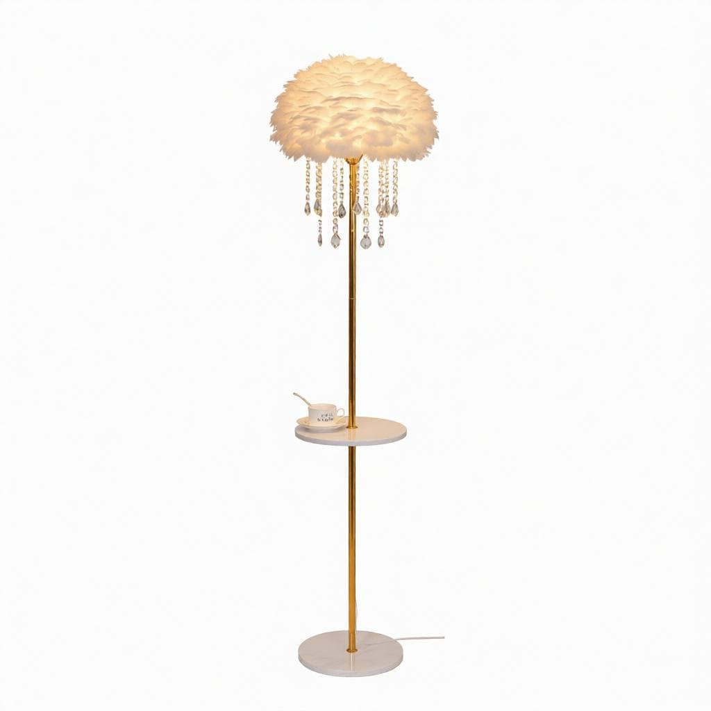 Invelle | Integrated Shelf Floor Lamp - Detail View #7 | HomeCartel