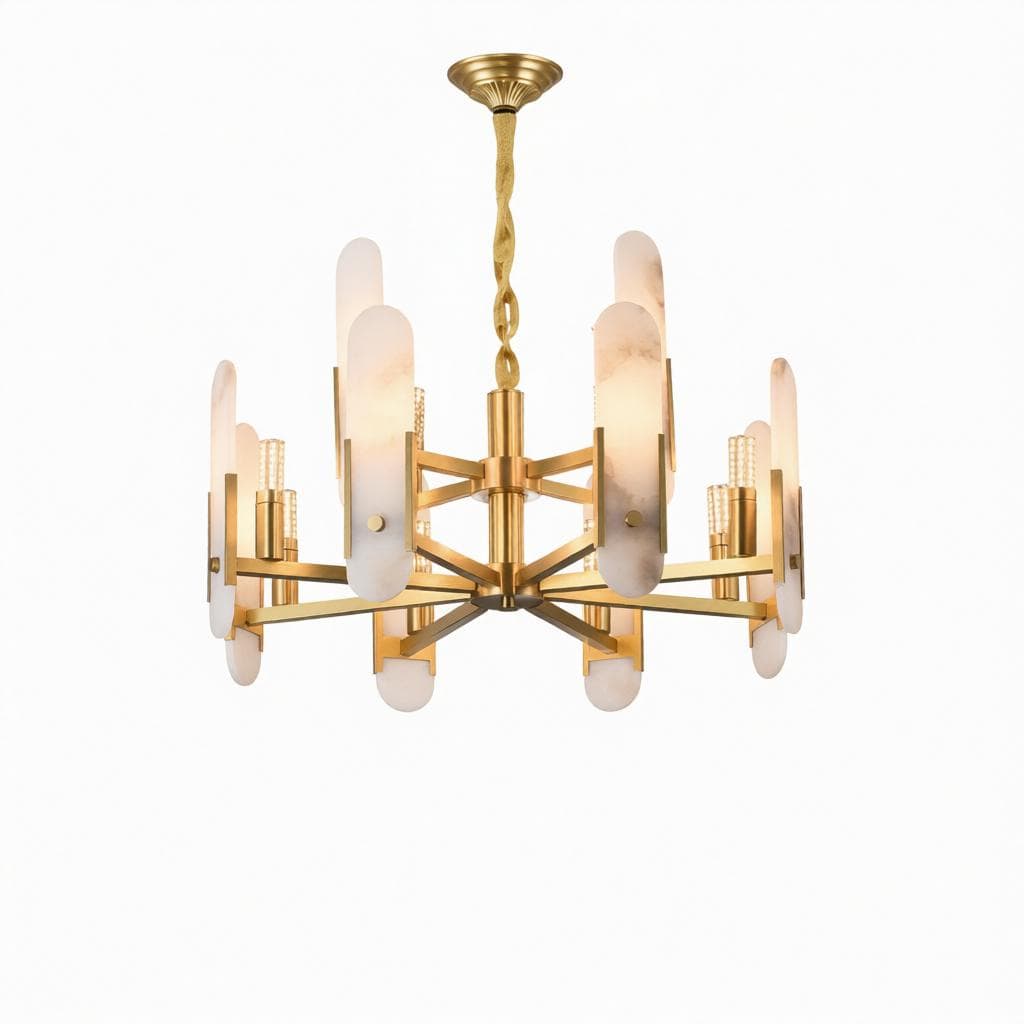 Wynlena | Alabaster Chandelier - Modern Chandelier | HomeCartel Philippines