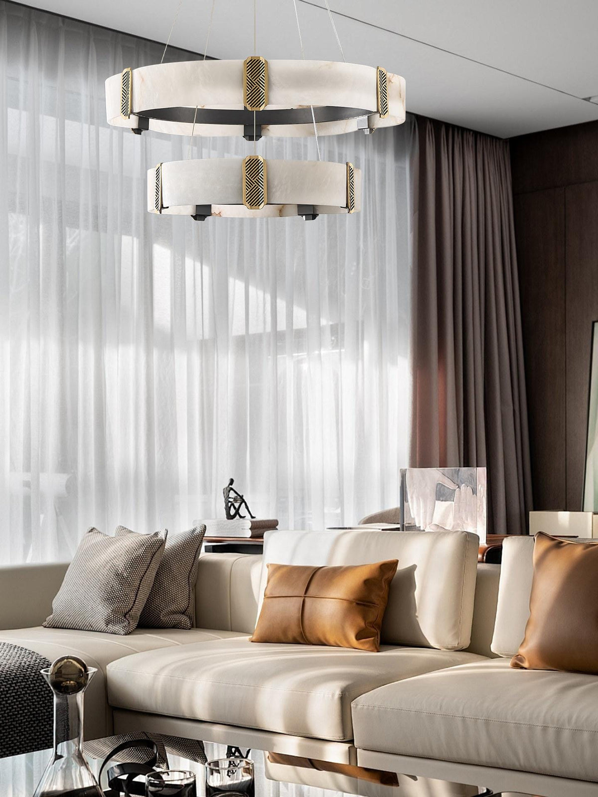 Quelthilessa B | Alabaster Chandelier - Modern Chandelier | HomeCartel Philippines