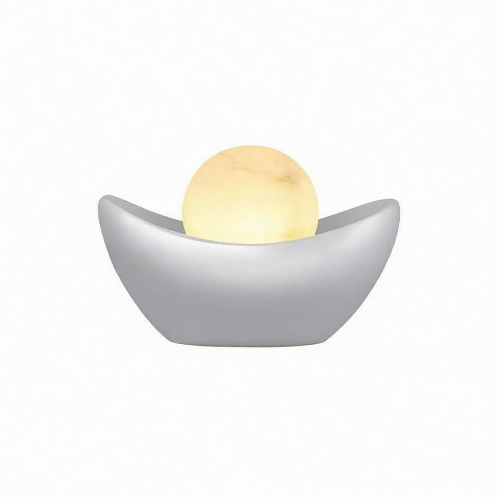 Lorrelon | Alabaster Table Lamp - Detail View #4 | HomeCartel