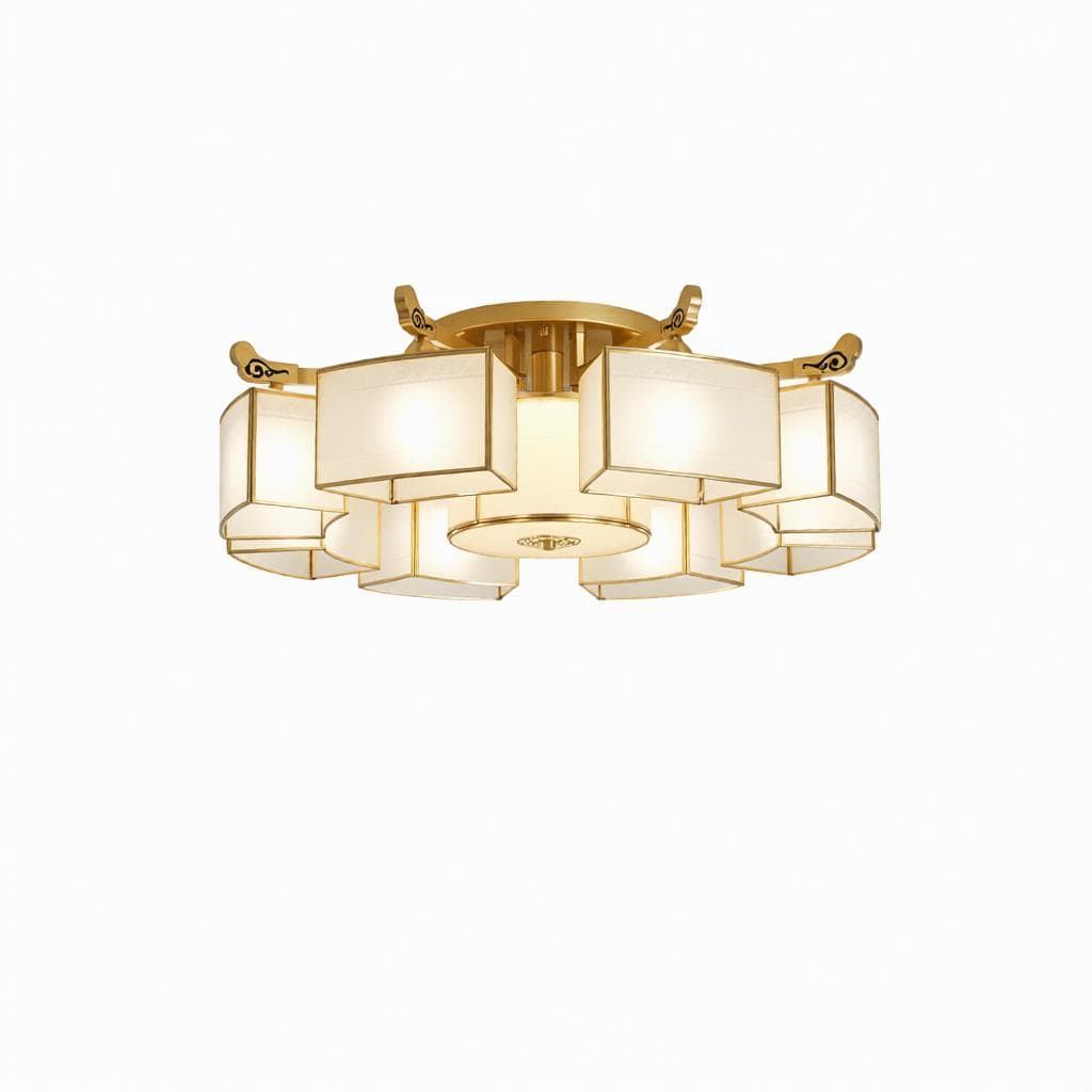 Faelunia A | Semi Flush Mounted Light - Detail View #6 | HomeCartel