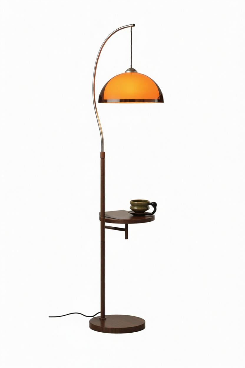 Halynae | Integrated Shelf Floor Lamp - Detail View #6 | HomeCartel