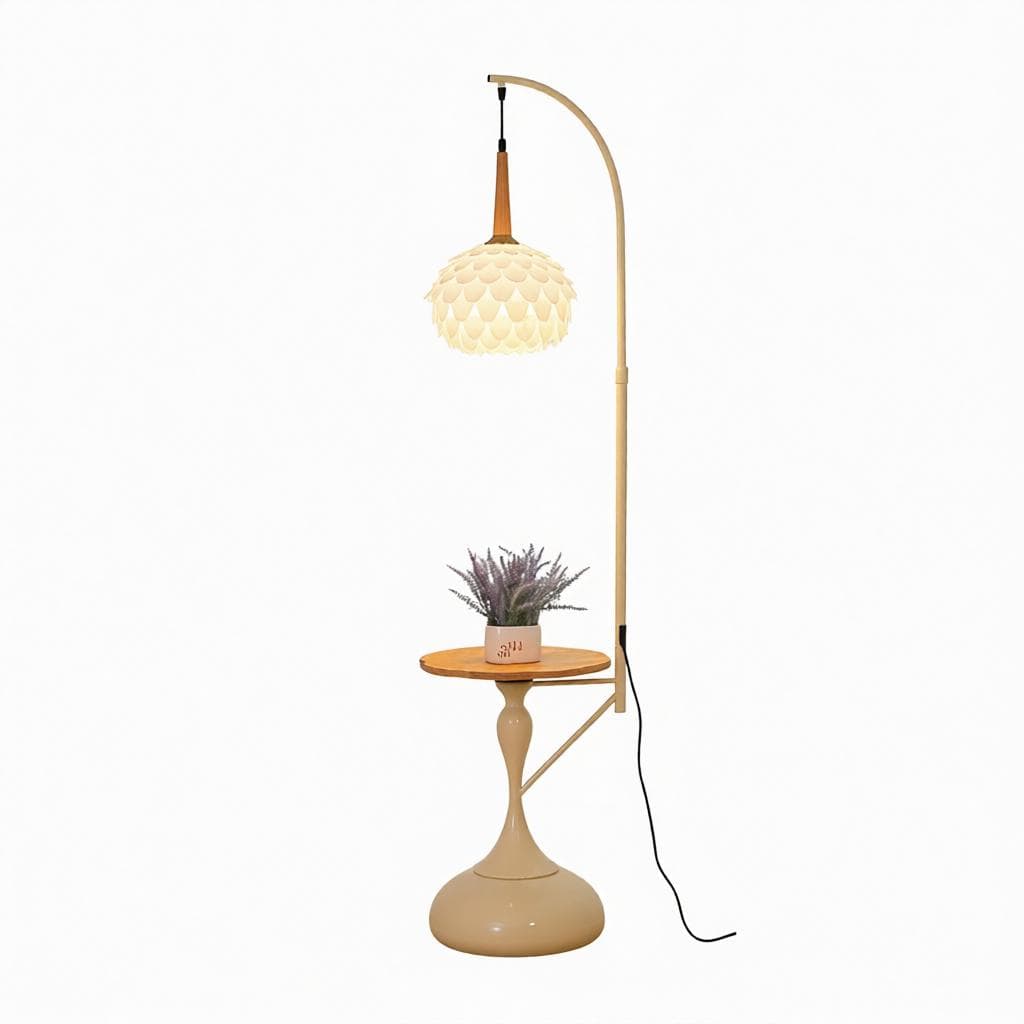 Halvessa | Integrated Shelf Floor Lamp