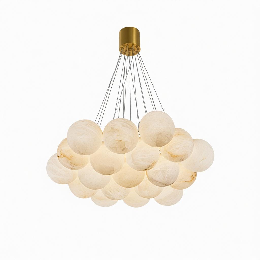 Galrinor | Alabaster Chandelier - Detail View #6 | HomeCartel