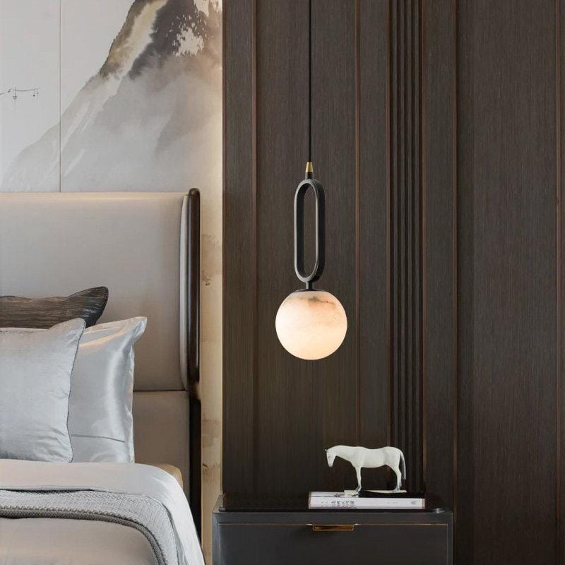 Kelmyrira | Alabaster Pendant Light - Detail View #3 | HomeCartel