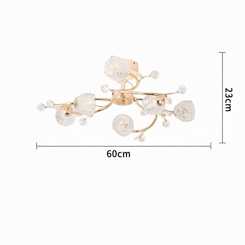 Aevina | Semi Flush Mounted Light - Detail View #8 | HomeCartel