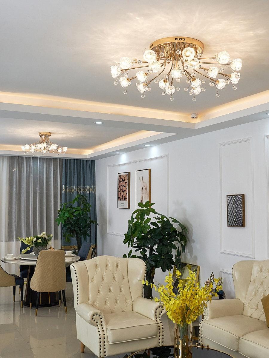 Dovrym | Semi Flush Mounted Light - Detail View #3 | HomeCartel