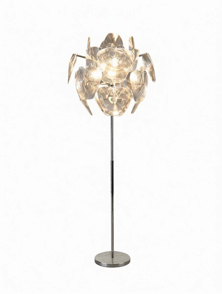 Finvira B I Crystal Floor Lamp - Detail View #3 | HomeCartel