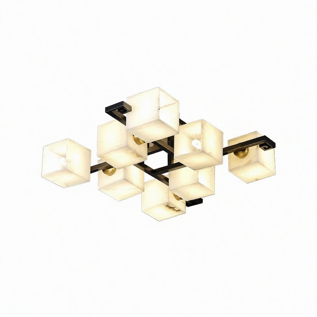 Ralnoria | Alabaster Ceiling Mounted Light - Detail View #5 | HomeCartel