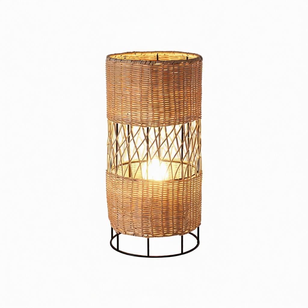 Dalthavie | Rattan Floor Lamp - Detail View #8 | HomeCartel