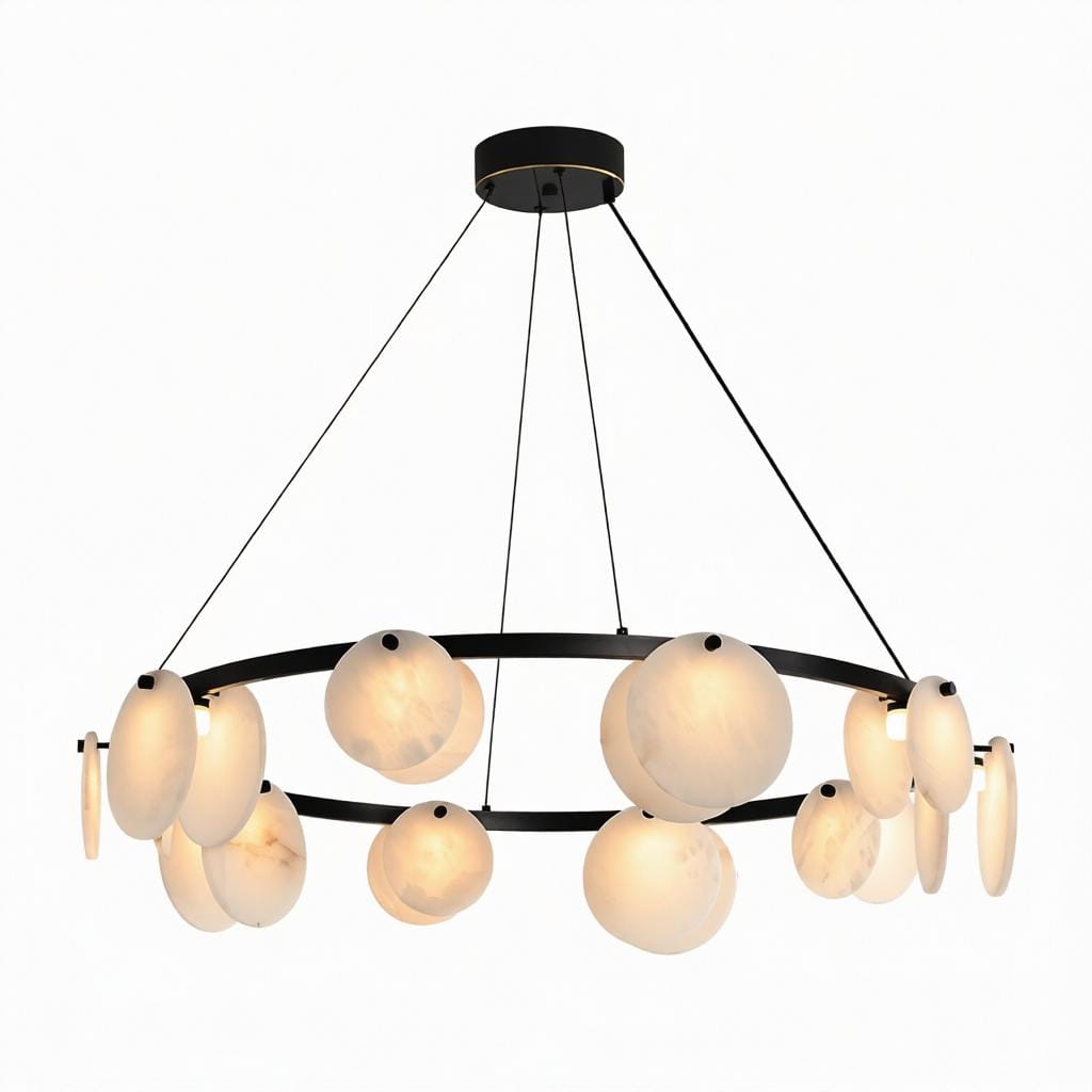 Norvethiel A | Alabaster Chandelier - Detail View #5 | HomeCartel