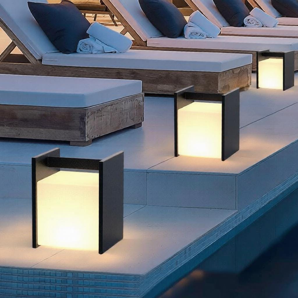 Quarenthis | Outdoor Table Lamp - Detail View #3 | HomeCartel