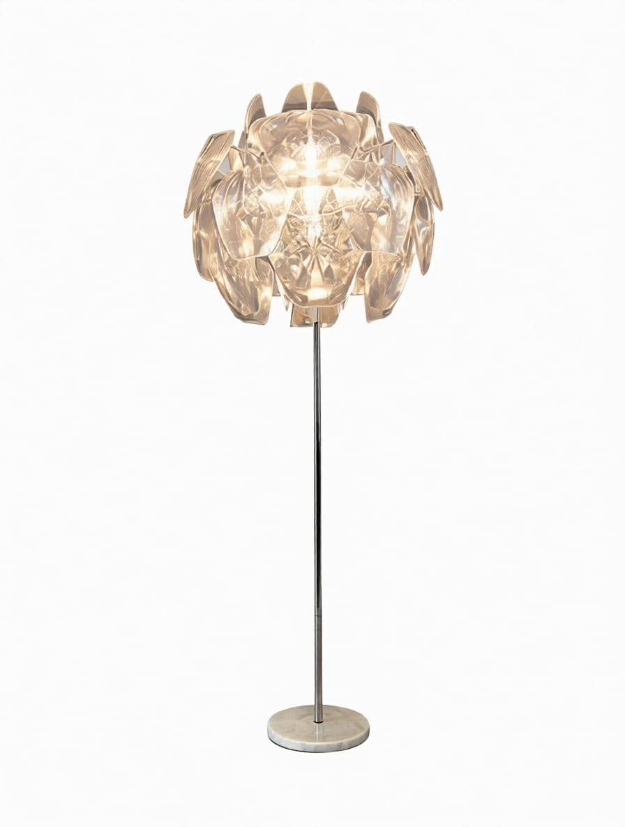 Finvira B I Crystal Floor Lamp - Detail View #4 | HomeCartel