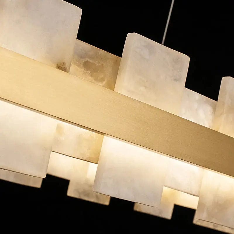 Elarian Deux | Alabaster Chandelier - Home Cartel ®
