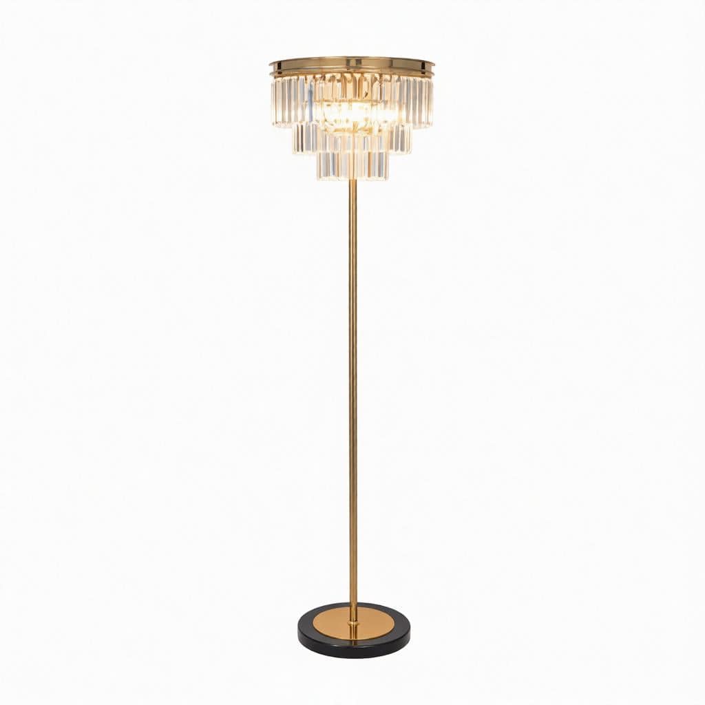 Elanior I Crystal Floor Lamp - Detail View #3 | HomeCartel