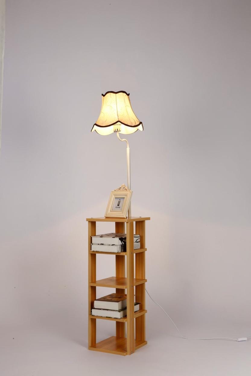 Lorynviel | Integrated Shelf Floor Lamp - Detail View #2 | HomeCartel