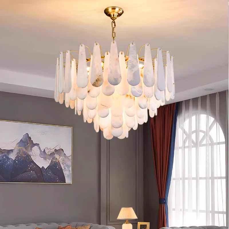 Aelleniel | Alabaster Chandelier - Home Cartel ®